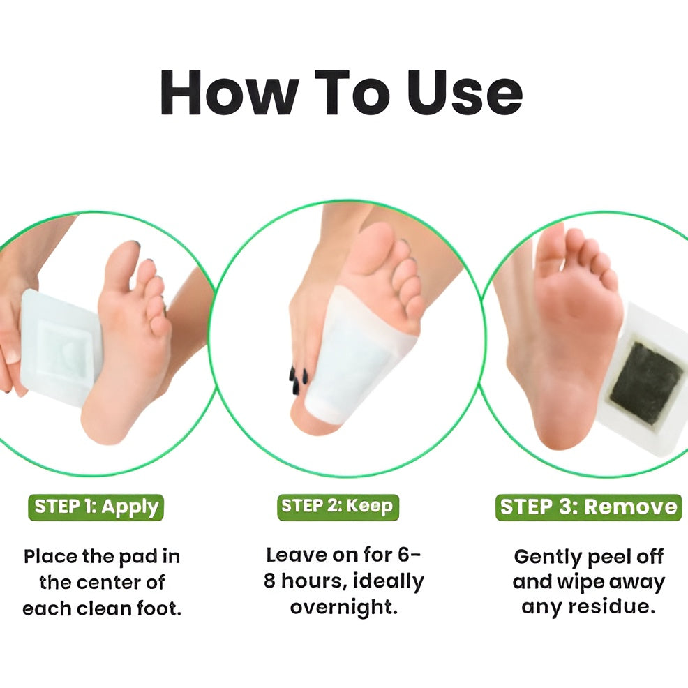 Detox Foot Patches (20 Pieces – Pack of 2)