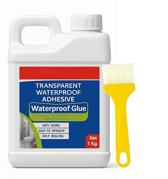 Waterproof Crack Sealing Transparent Liquid with Brush (1KG)