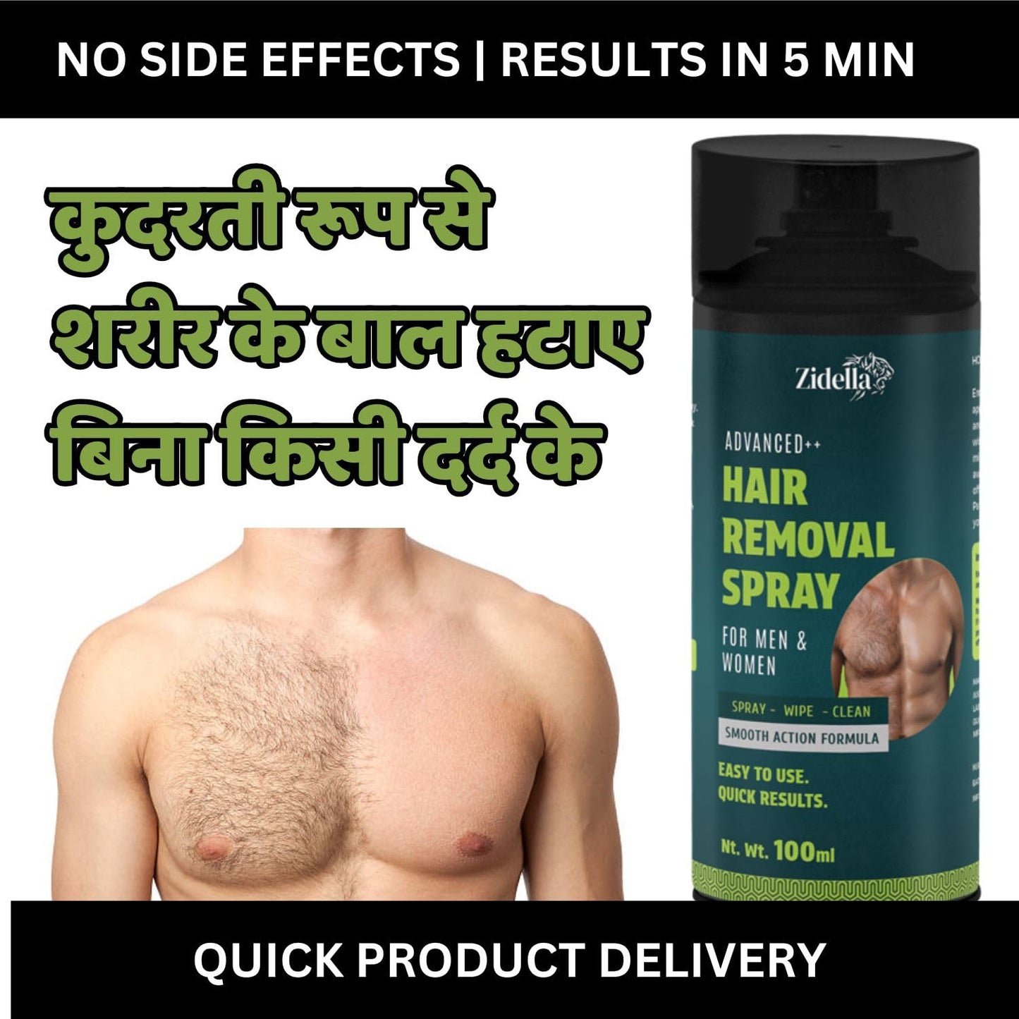 Never Grow Hair Serum – Smooth Skin Formula