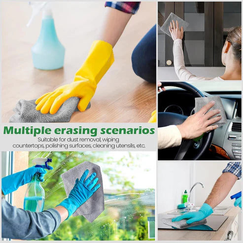 Reusable Microfiber Cleaning Cloth Roll