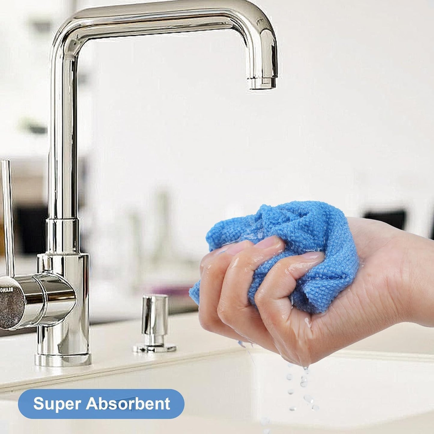 Reusable Microfiber Cleaning Cloth Roll