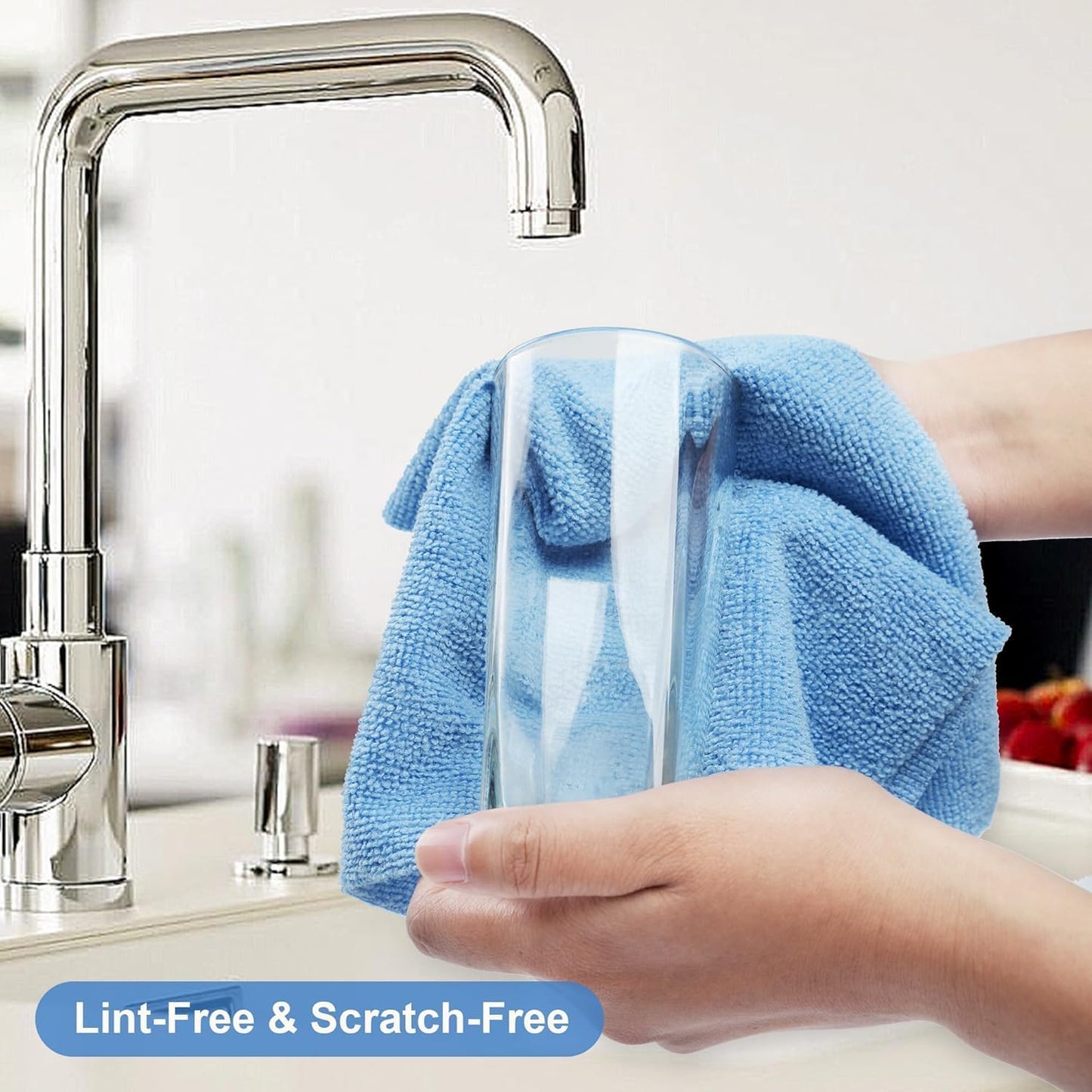 Reusable Microfiber Cleaning Cloth Roll